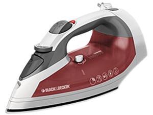Black & Decker ICR07X Xpress Traditional Steam Cord Reel Iron, White/Red Black & Decker ICR07X Xpress Traditional Steam Cord Reel Iron, White/Red