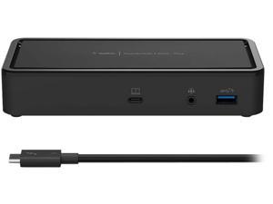 Belkin Thunderbolt 3 Dock Plus w/ 1.6 ft. Thunderbolt 3 Cable (Thunderbolt Dock for macOS and Windows) Dual 4K@60Hz, 40Gbps Transfer Speeds, 60W Upstream Charging (F4U109tt)