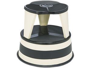 Original Kik-Step Steel Step Stool, 15-5/8 dia. x 14h, 500lb Duty Rating, Beige Original Kik-Step Steel Step Stool, 15-5/8 dia. x 14h, 500lb Duty Rating, Beige