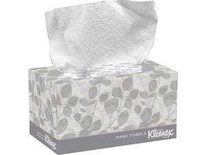 Kleenex Hand Towels with Premium Absorbency Pockets (01701), Hygienic Countertop Pop-Up Box, White, 120 Sheets / Carton Kleenex Hand Towels with Premium Absorbency Pockets (01701), Hygienic Countertop Pop-Up Box, White, 120 Sheets / Carton