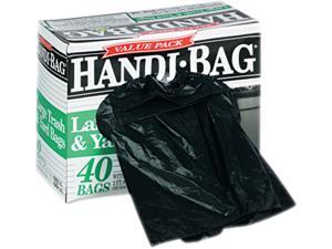 Handi-Bag Super Value Pack .55mil 21 1/2 x 24,White-130/Box-Trash Bags*2 8gal