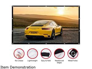 16:9 Portable Foldable Projector Screen HD Home Theater Outdoor Camping 3D Movie 120 16:9 Portable Foldable Projector Screen HD Home Theater Outdoor Camping 3D Movie 120