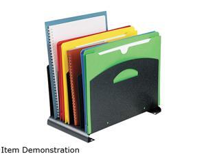 Contemporary Organizer w/Handle, 4 Sections, Steel, 7 1/4 x 12 x 7 1/2, Granite Contemporary Organizer w/Handle, 4 Sections, Steel, 7 1/4 x 12 x 7 1/2, Granite