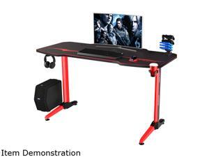Homall 55 Inch Gaming Desk PC Computer Desk Home Office Table T-shaped Frame Table for Pressional Game Lover with Free Mouse Pad, Headphone Hook, Game Handle Rack and Cup Holder Homall 55 Inch Gaming Desk PC Computer Desk Home Office Table T-shaped Frame Table for Pressional Game Lover with Free Mouse Pad, Headphone Hook, Game Handle Rack and Cup Holder