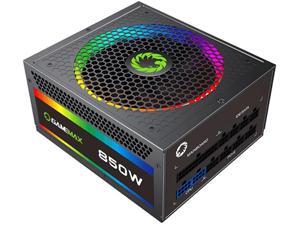 GMX RGB Power Supply, ATX Power Supply 850W Fully Modular 80+ Gold Certified with Addressable RGB Light 14CM RGB Fan - Vairous Color Mode, RGB-850-Rainbow GMX RGB Power Supply, ATX Power Supply 850W Fully Modular 80+ Gold Certified with Addressable RGB Light 14CM RGB Fan - Vairous Color Mode, RGB-850-Rainbow