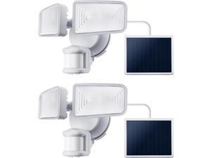 Home Zone Security 2 Pack Solar Floodlights