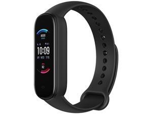 Amazfit Band 5: 15-Day Battery Life - Fitness Tracker - Blood Oxygen, Heart Rate, Sleep Monitoring - Alexa Built-in - Music Control - Water Resistant, Black
