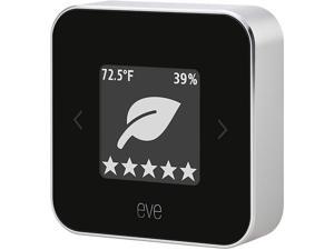 Eve Wireless Indoor Air Quality Monitor, Black Eve Wireless Indoor Air Quality Monitor, Black