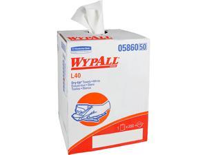 WypAll L40 Disposable Cleaning and Drying Towels "DRY-UP" Towels (05860), Limited Use Towels, White, 1 Roll / Box, 200 Towels WypAll L40 Disposable Cleaning and Drying Towels "DRY-UP" Towels (05860), Limited Use Towels, White, 1 Roll / Box, 200 Towels