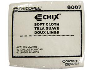 Chix Soft Cloths 13 x 15 White 1200/Carton 8007 Chix Soft Cloths 13 x 15 White 1200/Carton 8007