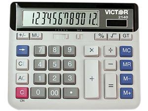 VICTOR 2140 Desktop Calculator,Basic,6in.Lx7-1/2in.W VICTOR 2140 Desktop Calculator,Basic,6in.Lx7-1/2in.W