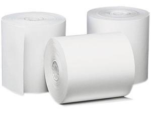 UNIVERSAL Single-Ply Thermal Paper Rolls 3 1/8" x 230 ft White 50/Carton 35763