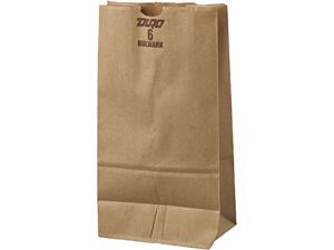 General 6# Paper Bag, 50-Lb Base Weight, Brown Kraft, 6 X 3-5/8 X 11-1 General 6# Paper Bag, 50-Lb Base Weight, Brown Kraft, 6 X 3-5/8 X 11-1