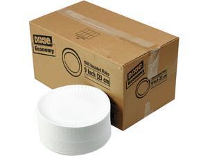White Paper Plates, 9" dia., 4 Packs of 250/Carton White Paper Plates, 9" dia., 4 Packs of 250/Carton