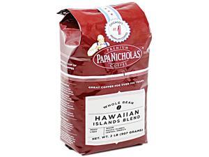 Papanicholas Coffee Premium Coffee Whole Bean Hawaiian Islands Blend 32003 Papanicholas Coffee Premium Coffee Whole Bean Hawaiian Islands Blend 32003