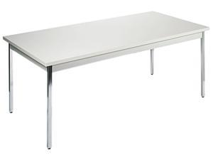 HON Utility Table - Rectangle Top - 72" Table Top Length x 36" Table Top Width x 1.13" Table Top Thickness - 29" Height