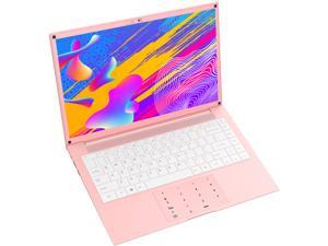 HAOQIN HaoBook140 Intel Celeron N3350 6GB DDR3 64GB eMMC 14" FHD IPS Display WiFi Bluetooth 4.2 HDMI PC,Pink