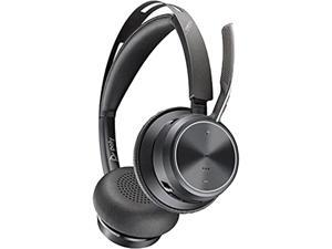 Poly  Voyager Focus 2 UC USBA Headset Plantronics  Bluetooth DualEar Stereo Headset with Boom Mic  USBA PCMac Compatible  Active Noise Canceling  Works with Teams Zoom Certified  More