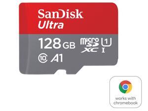 SanDisk 128GB Ultra microSDXC UHS-I / U1 / Class 10 / A1 Memory Card with Adapter, Speed Up to 100MB/s (SDSQUAR-128G-CN6MA) SanDisk 128GB Ultra microSDXC UHS-I / U1 / Class 10 / A1 Memory Card with Adapter, Speed Up to 100MB/s (SDSQUAR-128G-CN6MA)