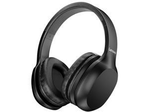 Lenovo HD100 Wireless BT Headset BT5.0 Noise-cancelling Stereo Headset Gaming Headphone for Mobile Phone PC Laptop Black Lenovo HD100 Wireless BT Headset BT5.0 Noise-cancelling Stereo Headset Gaming Headphone for Mobile Phone PC Laptop Black