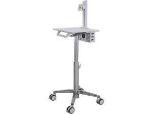 Ergotron SV10-1300-0 Styleview Lean Wow Sv10 - Cart For Lcd Display / Keyboard / Mouse / Cpu / Scanner - Medical - White, Aluminum - Screen Size: Up To 24 Inch Ergotron SV10-1300-0 Styleview Lean Wow Sv10 - Cart For Lcd Display / Keyboard / Mouse / Cpu / Scanner - Medical - White, Aluminum - Screen Size: Up To 24 Inch