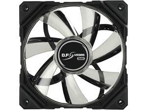 Enermax D.F. VEGAS DUO Duo LED Light 120mm Fan Dust Free Rotation Technology High Technology PWM Speed Control, Black, UCDFVD12P Enermax D.F. VEGAS DUO Duo LED Light 120mm Fan Dust Free Rotation Technology High Technology PWM Speed Control, Black, UCDFVD12P