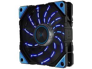 Enermax D.F. VEGAS Blue LED Light 120mm Fan Dust Free Rotation Technology High Technology PWM Speed Control, Black, UCDFV12P-BL Enermax D.F. VEGAS Blue LED Light 120mm Fan Dust Free Rotation Technology High Technology PWM Speed Control, Black, UCDFV12P-BL