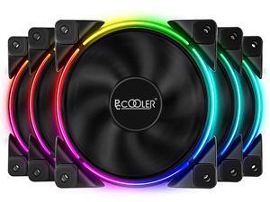 PcCooler CORONA FRGB 5 in 1 KIT Case Fan - 5Pcs 120mm PWM 18LED Addressable RGB Cool Moon FAN with RGB Controller, Super Silent Cool Master Case Fans PcCooler CORONA FRGB 5 in 1 KIT Case Fan - 5Pcs 120mm PWM 18LED Addressable RGB Cool Moon FAN with RGB Controller, Super Silent Cool Master Case Fans