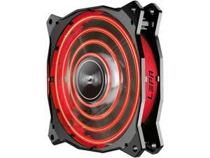 LEPA CHOPPER ADVANCE LPCPA12P-R Cooling Fan - 120 mm - 1500 rpm70.4 CFM - 20 dB(A) Noise - Barometric Oilless Bearing - Red LED LEPA CHOPPER ADVANCE LPCPA12P-R Cooling Fan - 120 mm - 1500 rpm70.4 CFM - 20 dB(A) Noise - Barometric Oilless Bearing - Red LED
