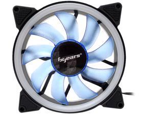 BGears b-DualRing 120mm 30 Blue LEDs fan with 101 CFM at 2000 RPM. BGears b-DualRing 120mm 30 Blue LEDs fan with 101 CFM at 2000 RPM.