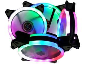 Vicabo Kit RGB Lighting LED 120mm 6 Packs Case Fans PC Cooling Ultra Quiet Fan, 12V 4Pin/3Pin, Absorbing Rubber Pads, for Desktop Computer Gaming Case CPU Air Cooler & Liquid Radiator System (6pcs) Vicabo Kit RGB Lighting LED 120mm 6 Packs Case Fans PC Cooling Ultra Quiet Fan, 12V 4Pin/3Pin, Absorbing Rubber Pads, for Desktop Computer Gaming Case CPU Air Cooler & Liquid Radiator System (6pcs)