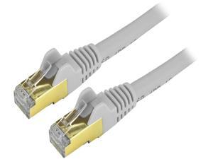 StarTech C6ASPAT6GR Cat6a Shielded Patch Cable – 6 ft – Gray – Snagless RJ45 Cable – Ethernet Cord – Cat 6a Cable – 6ft StarTech C6ASPAT6GR Cat6a Shielded Patch Cable – 6 ft – Gray – Snagless RJ45 Cable – Ethernet Cord – Cat 6a Cable – 6ft
