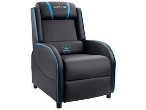 Homall Gaming Recliner Chair Single Living Room Sofa Recliner Black PU Leather Recliner Seat (Blue/Black) Homall Gaming Recliner Chair Single Living Room Sofa Recliner Black PU Leather Recliner Seat (Blue/Black)