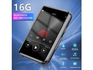 16GB MP3 Player With Bluetooth 5.0, 2.5"Full Touch Screen Portable Music Player For Running With Line-in Recording, FM Radio, Video Play, Support Up To 128GB 16GB MP3 Player With Bluetooth 5.0, 2.5"Full Touch Screen Portable Music Player For Running With Line-in Recording, FM Radio, Video Play, Support Up To 128GB