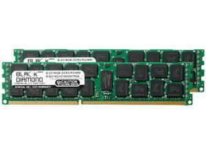 Black Diamond Server Memory 32GB (2 x 16GB) 240-Pin DDR3 SDRAM ECC Registered DDR3 1600 (PC3 12800) Model BD16GX21600MTR26 Black Diamond Server Memory 32GB (2 x 16GB) 240-Pin DDR3 SDRAM ECC Registered DDR3 1600 (PC3 12800) Model BD16GX21600MTR26