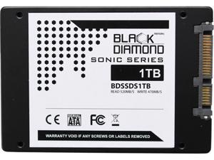 Black Diamond Memory Sonic Series BDSSDS1T 2.5" 1TB SATA III TLC Internal Solid State Drive Black Diamond Memory Sonic Series BDSSDS1T 2.5" 1TB SATA III TLC Internal Solid State Drive