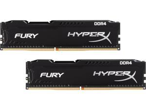 HyperX Fury 16GB (2 x 8GB) DDR4 2666MHz DRAM (Desktop Memory) CL16 1.2V Black DIMM (288-pin) HX426C16FB2K2/16 (Intel XMP, AMD Ryzen)