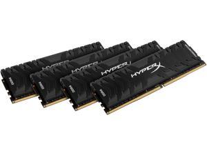 HyperX Predator 64GB (4 x 16GB) DDR4 2666MHz DRAM (Desktop Memory) CL13 1.35V Black DIMM (288-pin) HX426C13PB3K4/64 (Intel XMP) HyperX Predator 64GB (4 x 16GB) DDR4 2666MHz DRAM (Desktop Memory) CL13 1.35V Black DIMM (288-pin) HX426C13PB3K4/64 (Intel XMP)