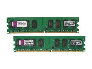 Kingston ValueRAM 4GB (2 x 2GB) DDR2 800 (PC2 6400) Dual Channel Kit Desktop Memory Model KVR800D2N6K2/4G