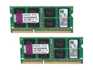 Kingston 8GB (2 x 4GB) 204-Pin DDR3 SO-DIMM DDR3 1333 Laptop Memory Model KVR1333D3SOK2/8GR Kingston 8GB (2 x 4GB) 204-Pin DDR3 SO-DIMM DDR3 1333 Laptop Memory Model KVR1333D3SOK2/8GR