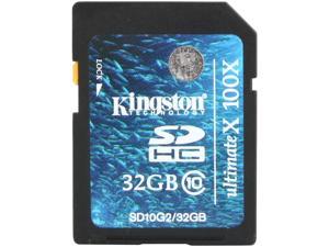 Kingston 32GB Secure Digital HighCapacity SDHC Flash Card Model SD10G232GB