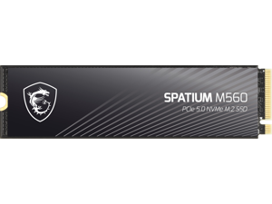 MSI SPATIUM M560 PCIe 5.0 NVMe M.2 1TB Solid State Drive (SSD) - SM560N1TB