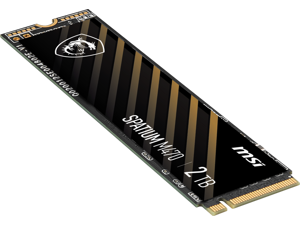MSI SPATIUM M470 PRO PCIe 4.0 NVMe M.2 2280 2TB PCI-Express 4.0 x4 3D NAND Internal Solid State Drive (SSD) - SM470PN2TB