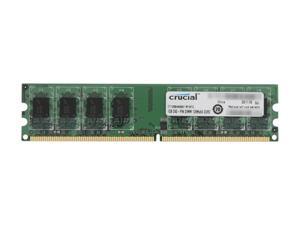 Crucial 1GB 240-Pin DDR2 SDRAM DDR2 667 (PC2 5300) Desktop Memory Model CT12864AA667