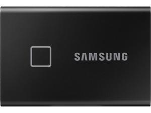 SAMSUNG T7 Touch Portable SSD 2TB  Up to 1050 MBs  USB 32 External Solid State Drive Black MUPC2T0KWW