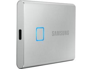 SAMSUNG T7 Touch 1TB USB 3.2 (Gen 2, 10Gbps) Backwards Compatible Portable Solid State Drive SAMSUNG T7 Touch 1TB USB 3.2 (Gen 2, 10Gbps) Backwards Compatible Portable Solid State Drive