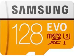 SAMSUNG EVO 128GB microSDXC Flash Card + Adapter Model MB-MP128HA/AM
