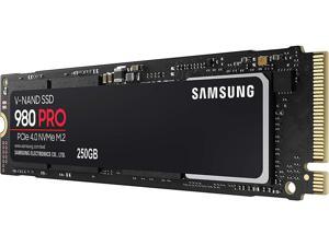 SAMSUNG 980 PRO M.2 2280 250GB PCIe Gen 4.0 x4, NVMe 1.3c Samsung V-NAND 3-bit MLC Internal Solid State Drive (SSD) MZ-V8P250BW
