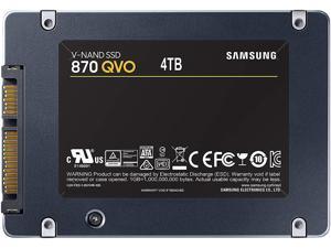 SAMSUNG 870 QVO Series 2.5" 4TB SATA III Samsung V-NAND 4bit MLC Internal Solid State Drive (SSD) MZ-77Q4T0BW