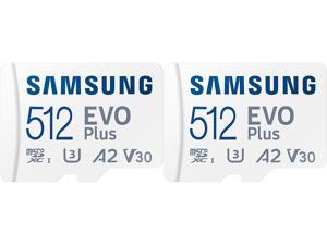 SAMSUNG EVO Plus 512GB microSDXC Flash Card w/ Adapter Model MB-MC512KA/AM